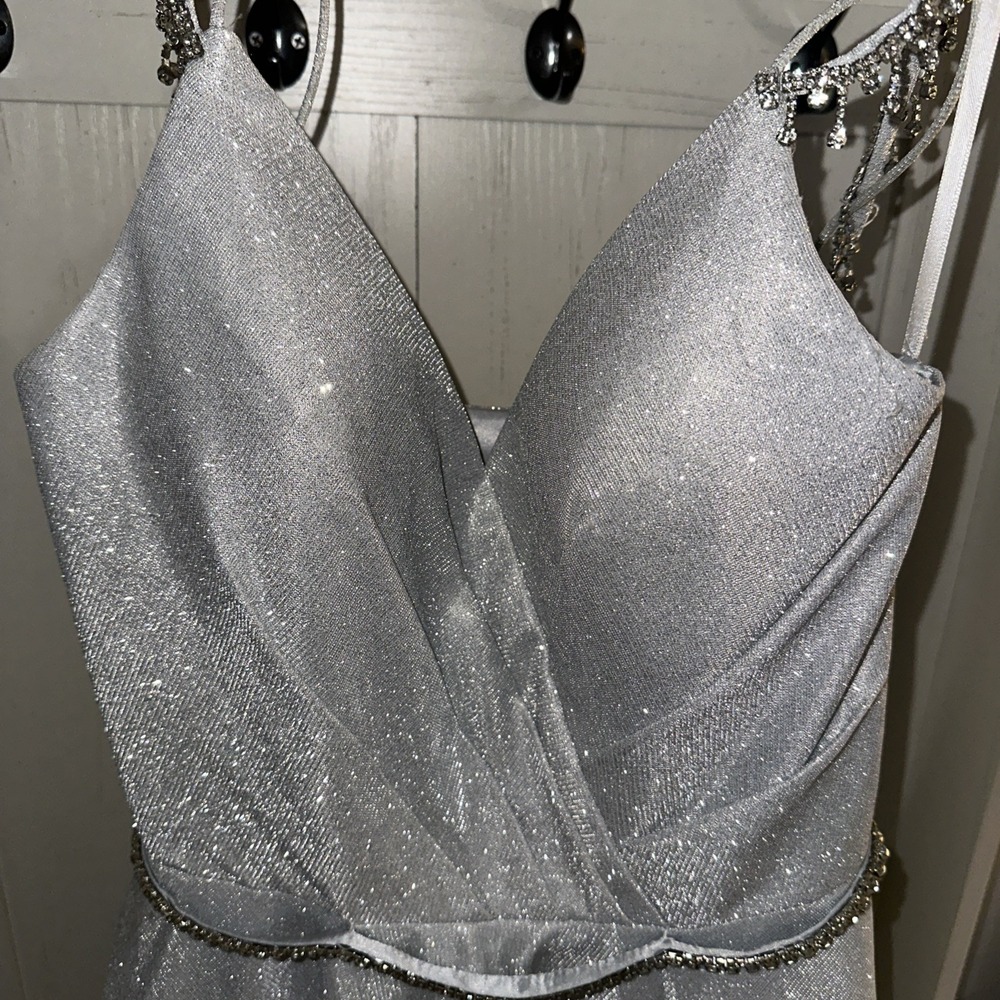 Eureka Los Angeles Gray Mini Dress (Homecoming/Formal Size Small